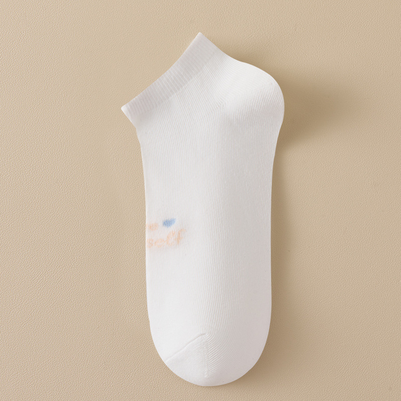Calcetines sin hueso, calcetines de dama, nueva temporada antiodorante, calcetines de sudor, estudiantes, calcetines de barco lindas, Zhuangyan