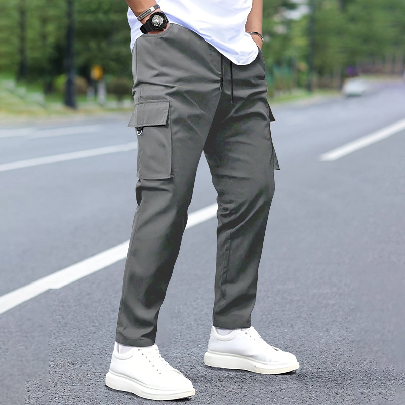 Cross-Border 2025 New Sports Pants Men's Cargo Pants Foreign Trade Amazon Xiyin New Men's Casual Pants