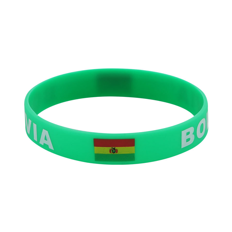 Bandera de silicona Bracelet Copa del Mundo Bracelet Bandera de silicona Bracelet Copa del Mundo Bracelet Bandera de silicona Bracelet Mundo