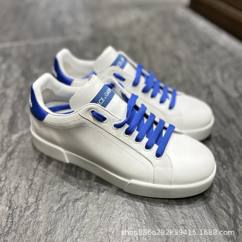 Comercio exterior orden Original D familia Four Seasons casual low-top DG plataforma zapatos de cuero punta redonda talón plano zapatos de viscosa de los hombres Guangzhou bienes