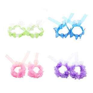 2023 cross-border foreign trade children's cos bracelet flower accessories holiday party jewelry Halloween girl's wrist flower series