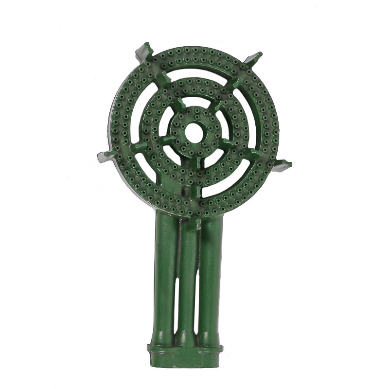 Gran estufa de fuego de tres anillos Placa de hierro comercial Gas licuado Gas Natural estufa de hierro fundido cabeza horno núcleo estufa de tres anillos accesorios de la estufa