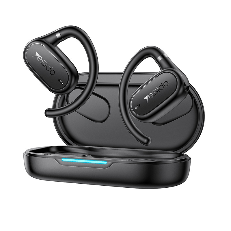 yesido Bluetooth ワイヤレス ヘッドセット、長時間装着可能、痛みなし、インイヤー スポーツ イヤーフック ヘッドセット、Bluetooth 長いバッテリー寿命|undefined
