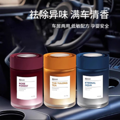 新款持久留香车载香薰空气清新净化空气无火去异味汽车固体香膏