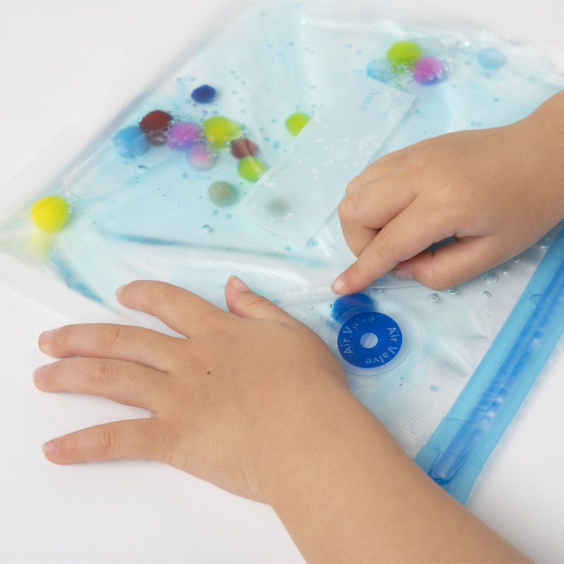 Bebé educación temprana Montessori en casa DIY sensorial botella bolsa de entrenamiento juguetes educativos Montessori Educación Temprana Formación