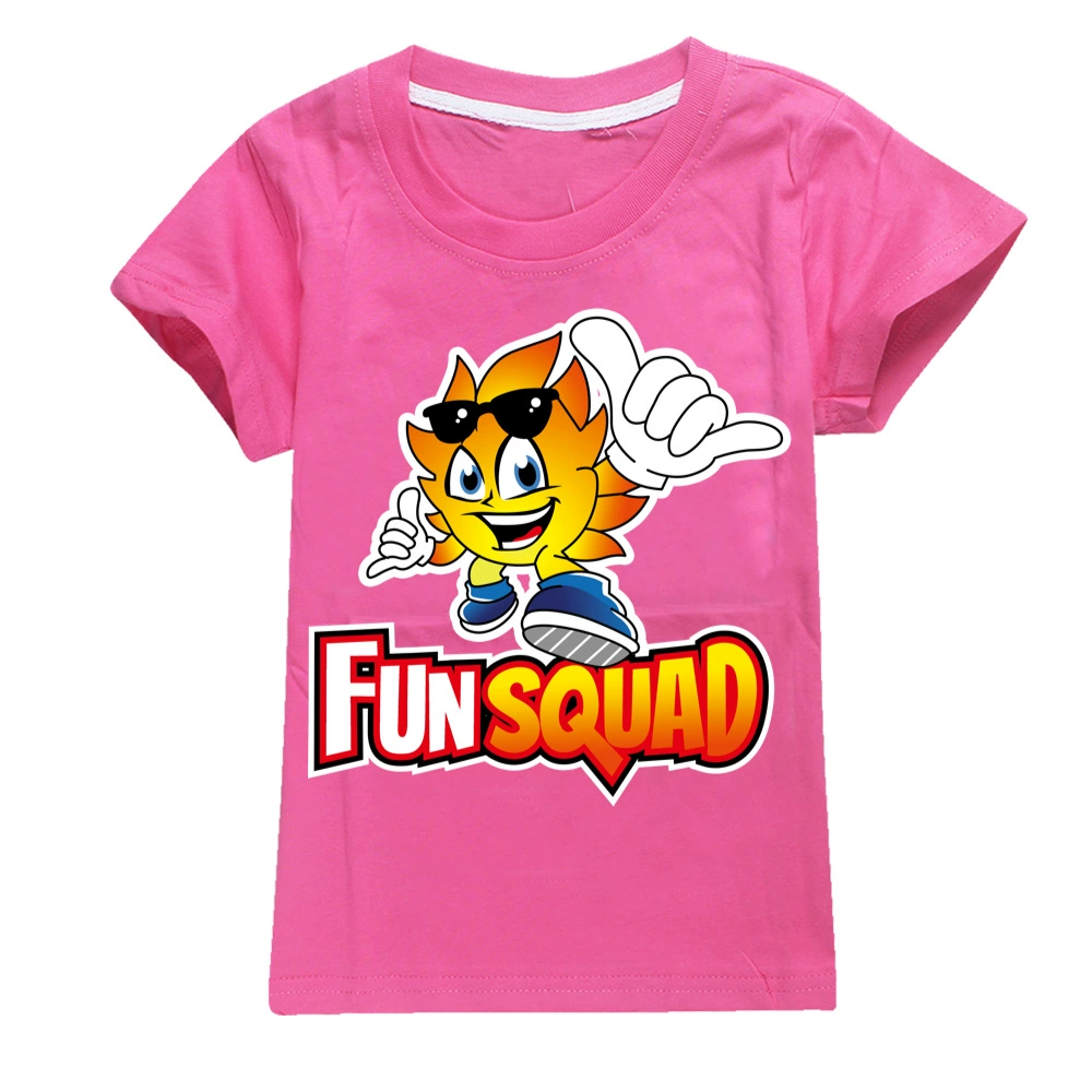 Children's cotton T-shirt Boy Fun Squad Gaming Cartoon T shirt Print Kids T-shirt Girl's Harajuku Summer 3D Short Sleeve T-shirt t-shirt in kid	