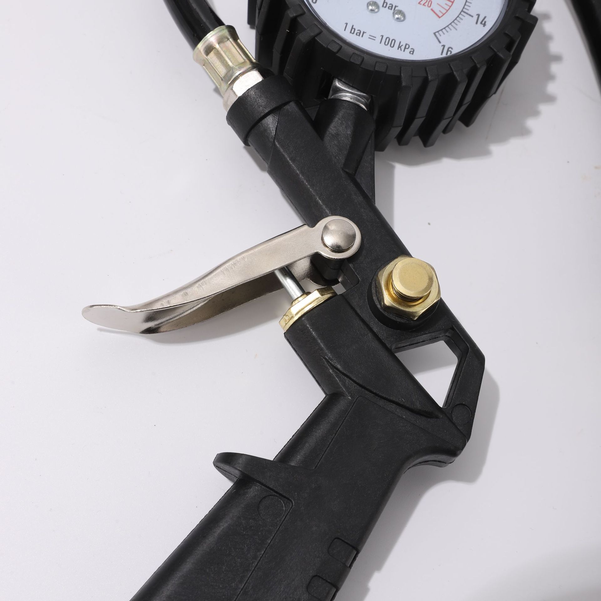 New High-Precision Tire Pressure Gauge Digital Display Pressure Meter for Car Tires, Oil-Immersed Tire Pressure Gauge, Air Inflation Gauge