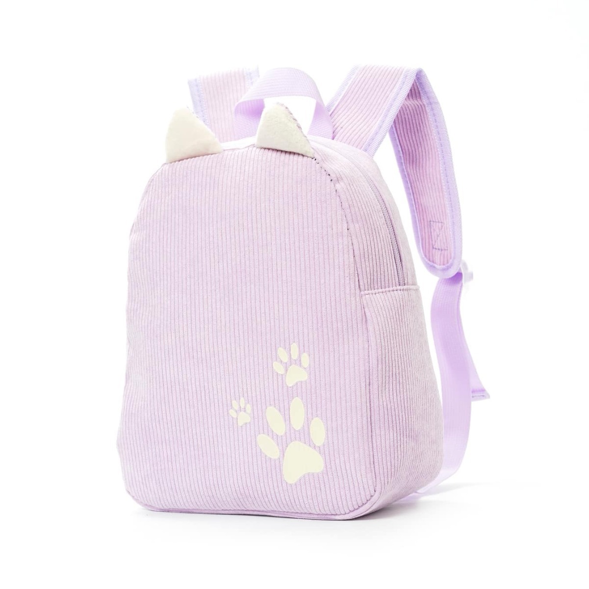 Damen Rucksack Aus Cord Mit Buntem Digitaldruck Und Muster_voghion.com