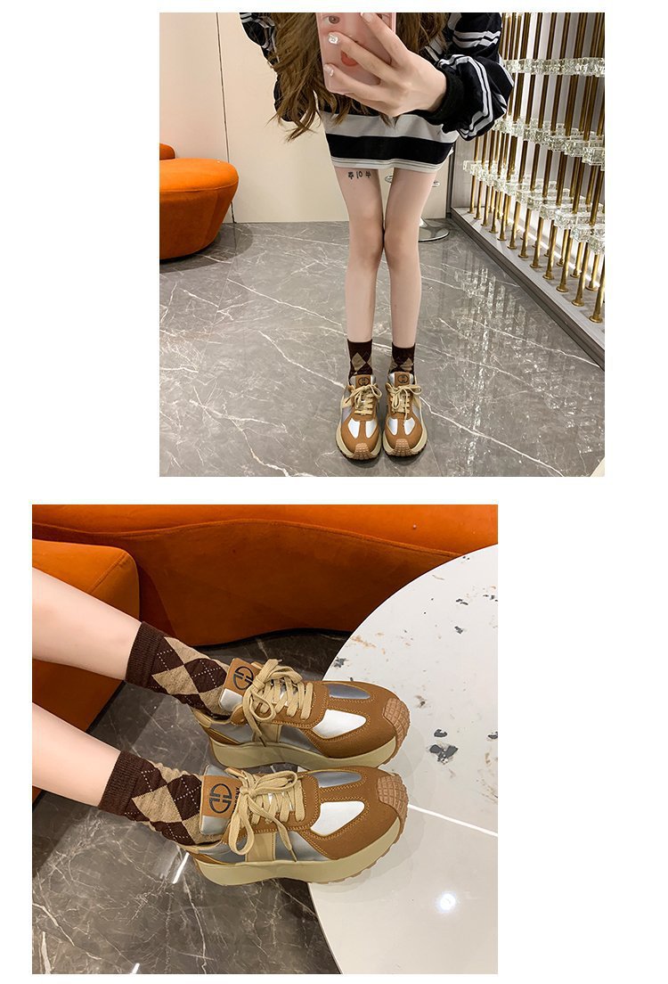 Damen Casual Sneakers Aus Echtleder Mit Warmfutter Und Plateau_voghion.com