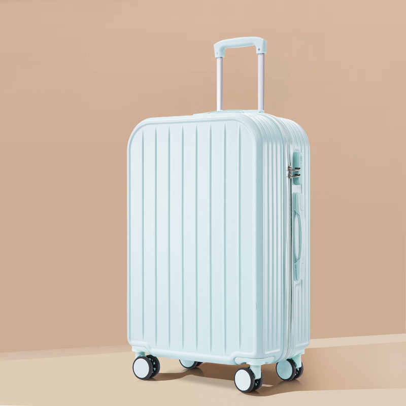 Maleta Maleta trolley nuevo para hombres y mujeres, maleta, rueda universal silenciosa para estudiantes, contraseña de 24 pulgadas, maleta de cuero de embarque 32