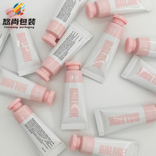 Pink Aloe Vera Gel Facial Cleanser Hand Cream Sample Bottle Travel Refill Bottle Tube Custom Aluminum Plastic Packaging Cosmetic Tube