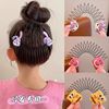 Children's broken hair sorting hair combing girl bangs, the head of the head invisible card, the little girl dance broken hair artifact hair accessories