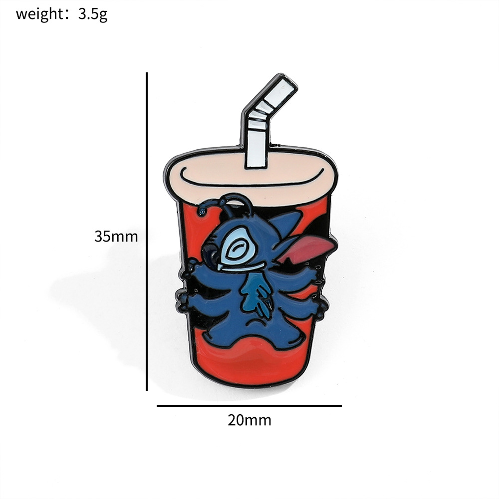 Personalidad creativa de dibujos animados broche de puntada de dibujos animados de Europa y América estrella de insignia de metal de dibujos animados bebé PIN al por mayor