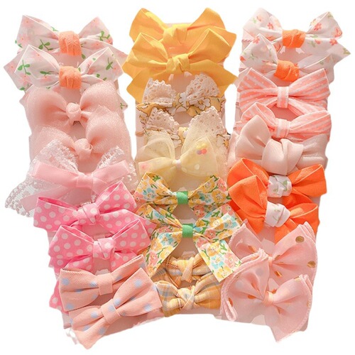 Children's rubber band does not hurt the hair, high-elastic hair rope, girl's hair tie, Korean style floral little girl's bow hair accessory
