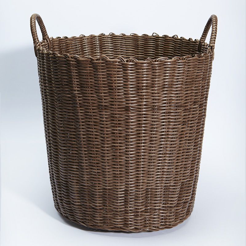 Dirty Clothes Basket, Clothes Storage Basket, Household Accessible Luxury Basket for Clothes, Internet Celebrity Toy, Rattan Laundry Basket
