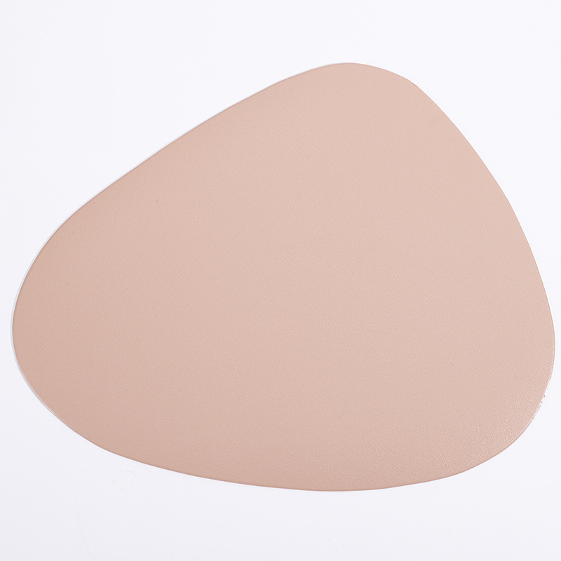 De estilo europeo de textura de cuero occidental mantel lavable gota-tipo aislado estera de mesa transfronteriza al por mayor placemat Toalla de mesa de montaña