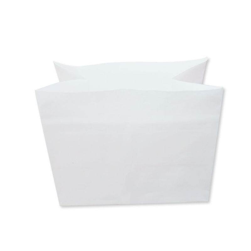 白牛皮纸空白白色方底袋食品打包袋通用包装