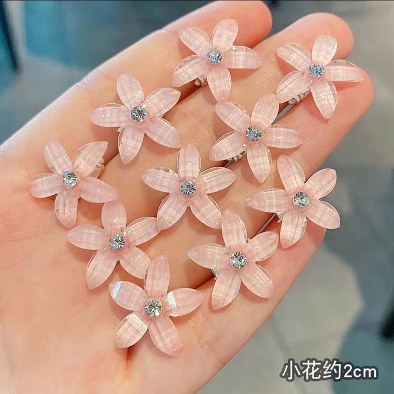 Los niños updo pelo hebilla niña linda horquilla princesa Super hadas guisantes hebilla pequeña flor pelo clip tocado accesorios para el cabello