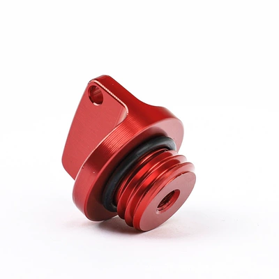 modified oil dipstick aluminum – Motorcycle Safety Supplies - red-aluminum-alloy