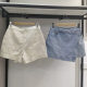 Women's Wear Drain Denim Style Culottes Washed Products Casual Irregular Short Pants Skirt 2025 Spring and Summer New 477522