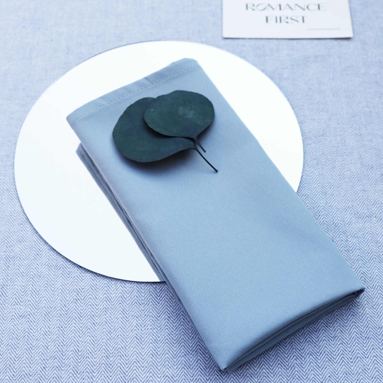 Servillas algodón poliéster servillas cuadradas hotel de boda transfronterizas decoración de mesa de comedor occidental almohadilla de Navidad servillas