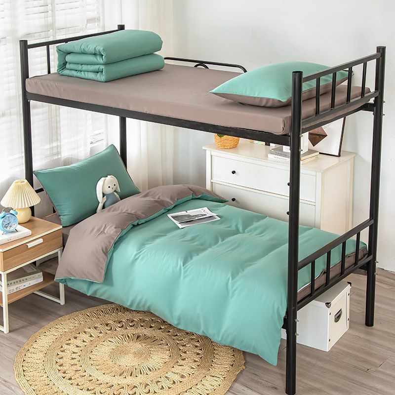 Edredón de color sólido un conjunto de edredón de invierno Core Four Seasons dormitorio de estudiantes universal edredón de algodón de primavera y otoño conjunto de cuatro o seis piezas