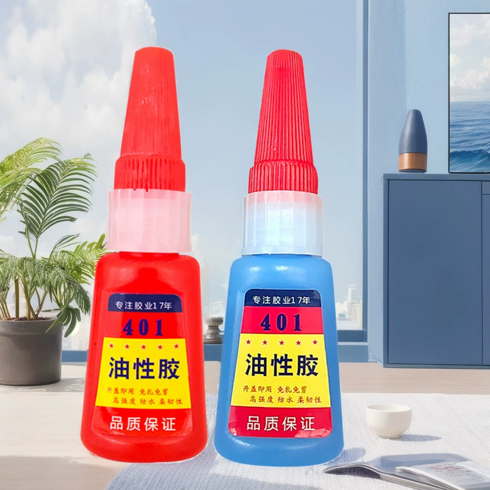 Шаньдун клей завод оптом 401 маслянистый клей 495 Смазка Клей мгновенный сильный 502 скорость клея сварочный агент
