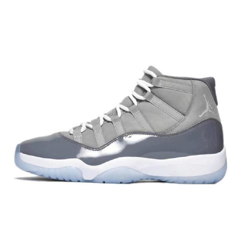 thumbnail for AJ11 Cool Grey High-top Kang Buckle Big Devil Dunk Georgetown Men&#039;s and Women&#039;s High-top Sports Basketball Shoes Putian Joe