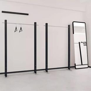 Women's Clothing Island Shelf Floor-Standing Clothes Rack Clothing Store Special Stainless Steel Iron Black Clothes Display Rack