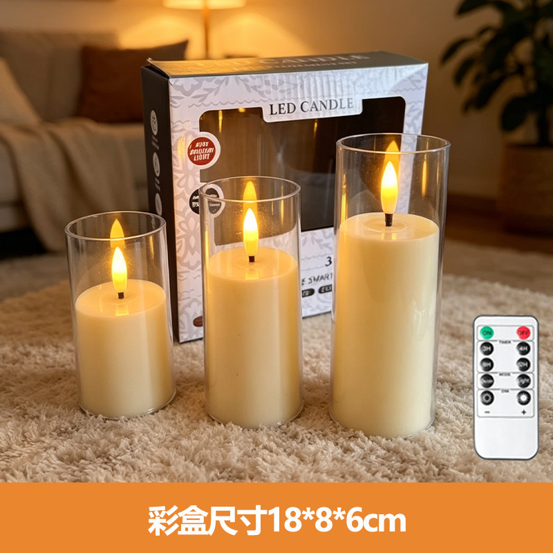 Velas electrónicas LED lámpara de vela de simulación boda festivales de carga vela diseño accesorios adornos de atmósfera lámpara personalizada