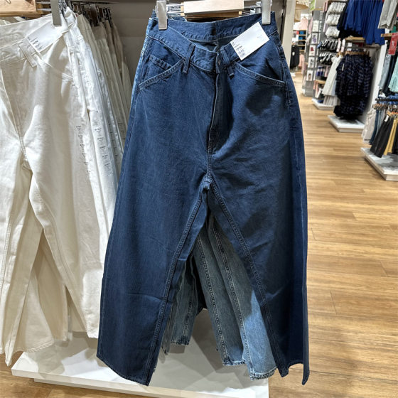 Japanese Single Autum New Men's Clothing/Women's Loose Straight Jeans Washed Product Casual Pants Y 459690