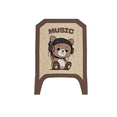 Electric vehicle foot mat, Waterproof Foot Pad Battery Vehicle - music-bear-ninebot-m5-exclusive-free-velcro-straps