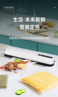 Foreign Trade Cross-Border Yangtze Fully Automatic Vacuum Sealing Machine Food Packaging Machine Kitchen Small Household Fresh-Keeping Bag Seal