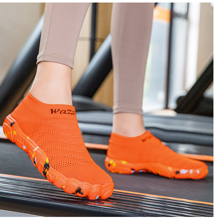 Cross-border Plus-size Couple's Yoga Indoor Fitness Foreign Trade Beach Wading Fishing Casual Shoes, Sock Shoes_vogvips.com