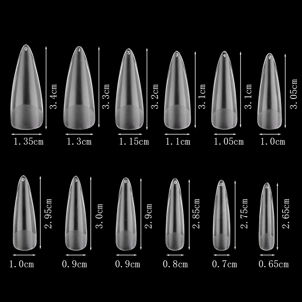 Einfacher Stil Transparent Abs Nagelaufkleber 120 Stück display picture 6