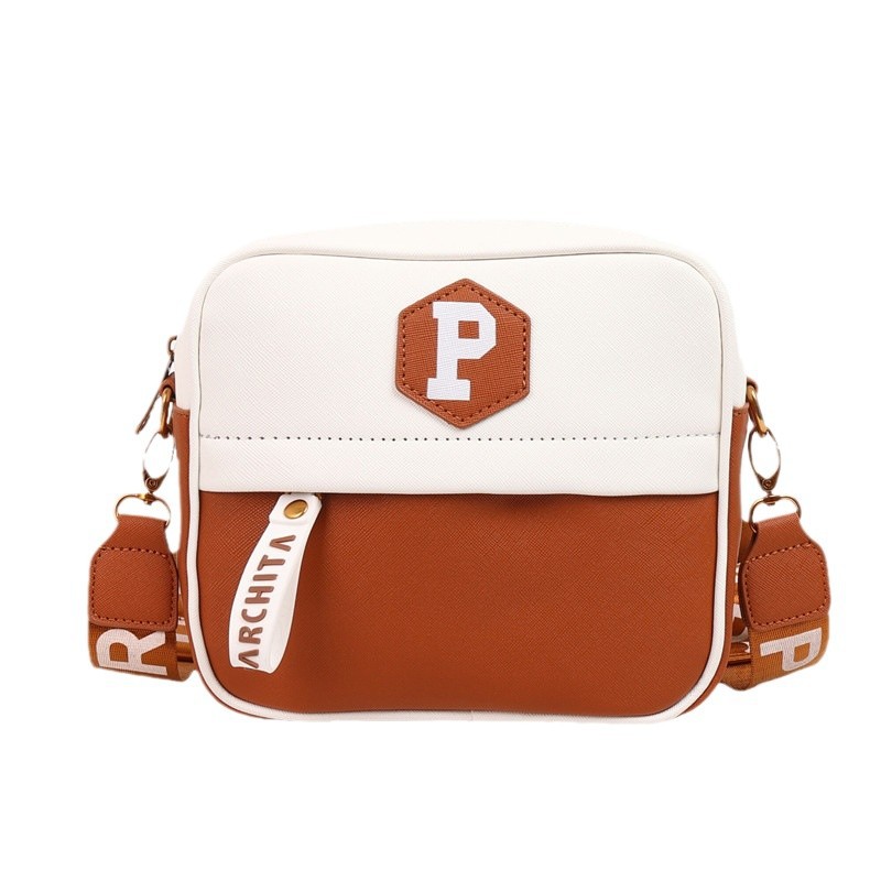 Bolsos transfronterizos para mujer 2024 nuevo bolso cuadrado pequeño de viaje de ocio de gran capacidad, bolso bandolera de letras de todo fósforo de moda