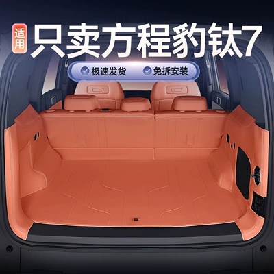 Suitable for Fang Cheng Bao Titanium 7 Trunk Mat, Car Anti-Dirt Mat, Mat Accessories, Full Surround Trunk Mat