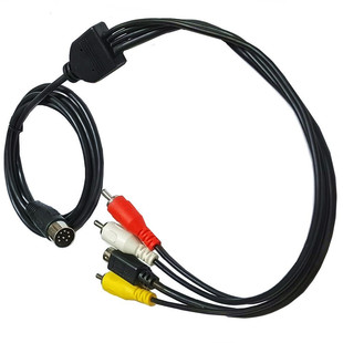 һ���Ĵ�DIN8Pin���Dmini DIN 4P(s-video��3RCA��ɏ����ʽ��ҕ�l