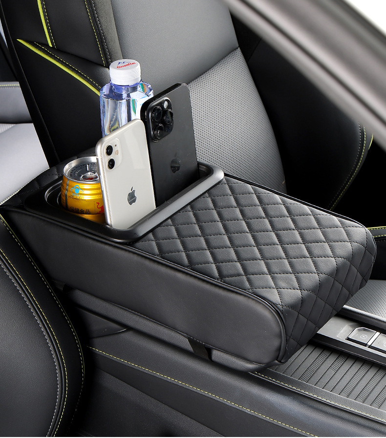 General Motors Armrest Box Heightening Pad Cup Holder Trendy Car Multifunctional Storage Accessory Interior Modification Organizer