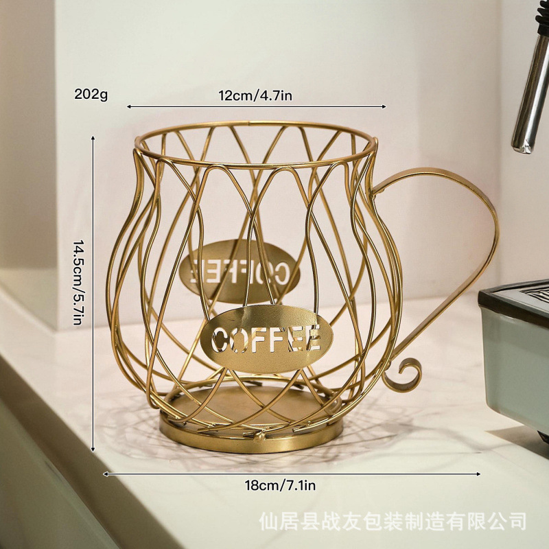 Café nórdico transfronterizo almacenar artefactos de taza de hierro forjado estante de exhibición de bocadillos de dulces tienda de café