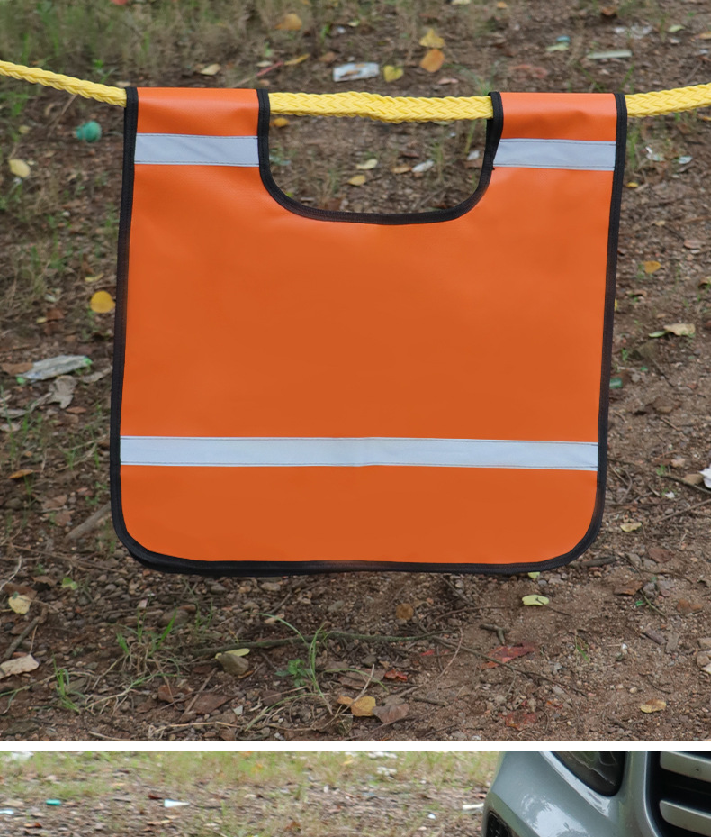 Off-Road Vehicle Flag for Rescue, Safety Flag for Towing, Rescue Equipment, Safety Rope, Safety Flag, Reflective Flag, Buffer Pad