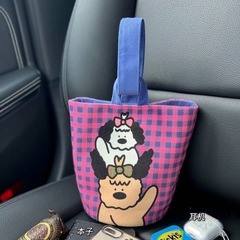 オフィスワーカーのポータブルハンドバッグ、キャンバスバケットバッグ、かわいいバケツ型ハンドランチバッグ、ママのお出かけハンドバッグ