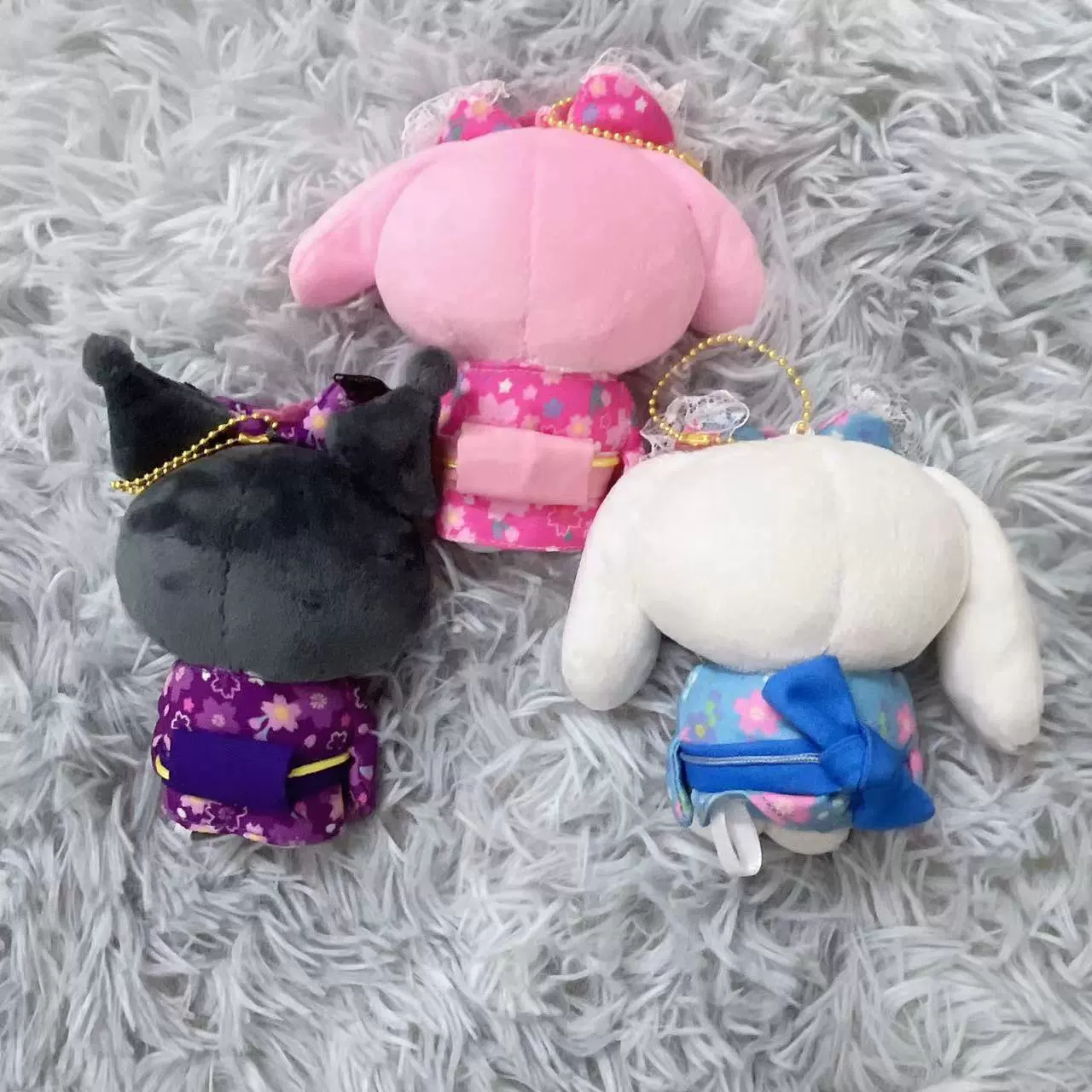 Плюшевый подвес (Sanrio) милый персонаж брелок, кимоно-набор, подвеска для сумки, 0,15 кг