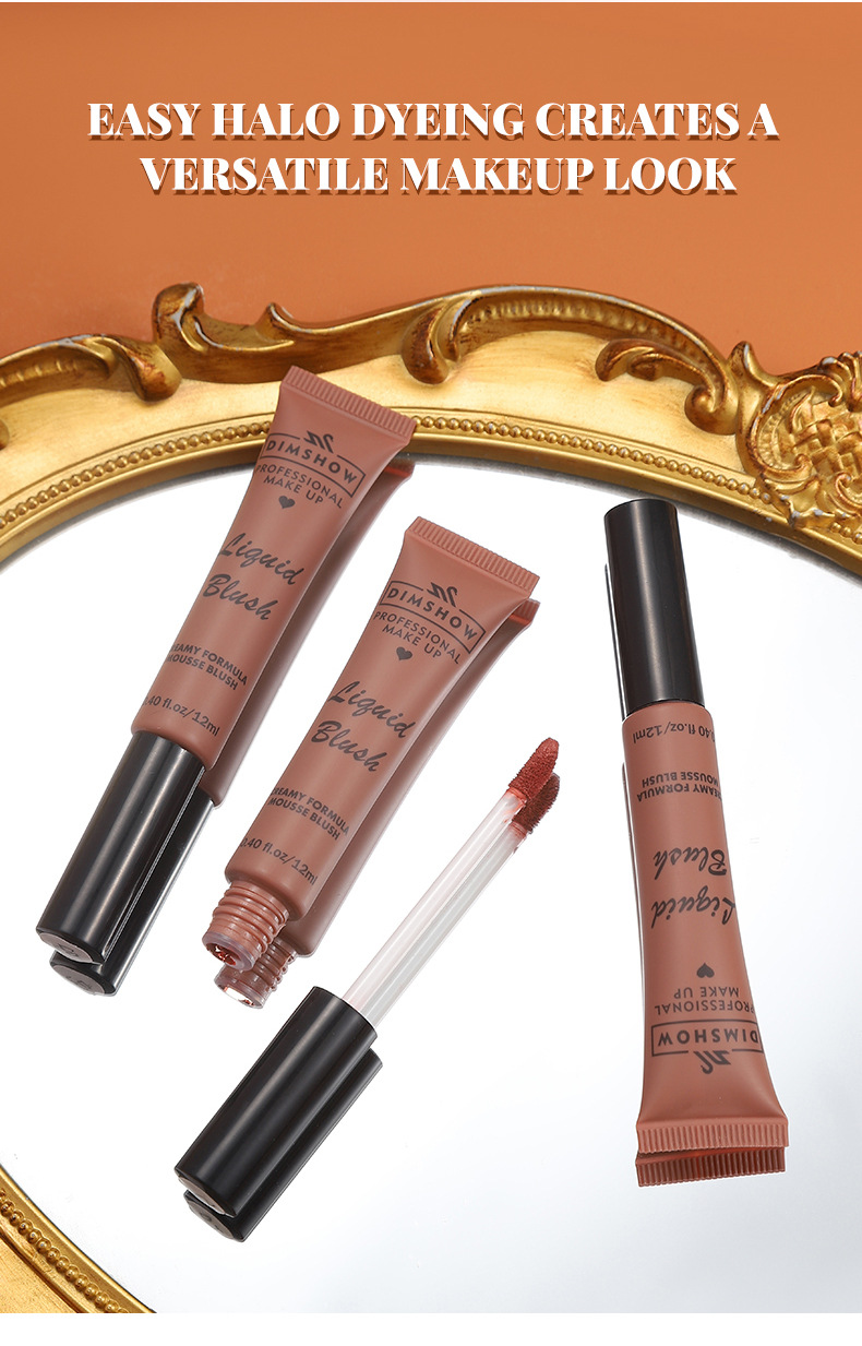 Cross-border ti Brightening Liquid Blush Matte, natural and three-dimensional, complexion enhancement, contouring, nude makeup blush undefined