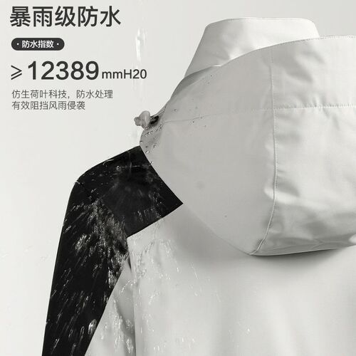  New Autumn and Winter Classic Mink Velvet Outdoor Jackets Men's Three-in-One Two-piece Set Couples Outdoor Jackets
