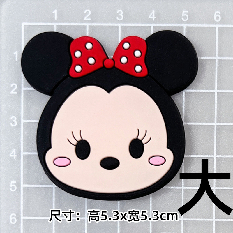 大小ミッキーミニーミッキーマウス DIY 漫画装飾アクセサリー携帯電話ケースパッチ下駄スリッパバックルステッカー|undefined