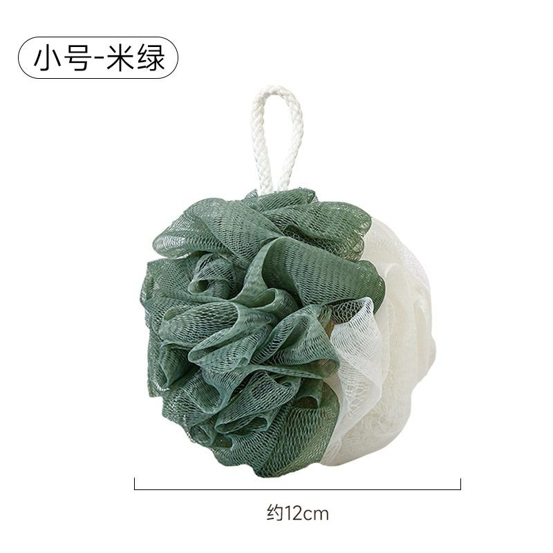 Bola de baño no dispersa grande de alta gama, flor de baño, lindo baño, baño de burbujas, toalla de baño de flores de baño femenina