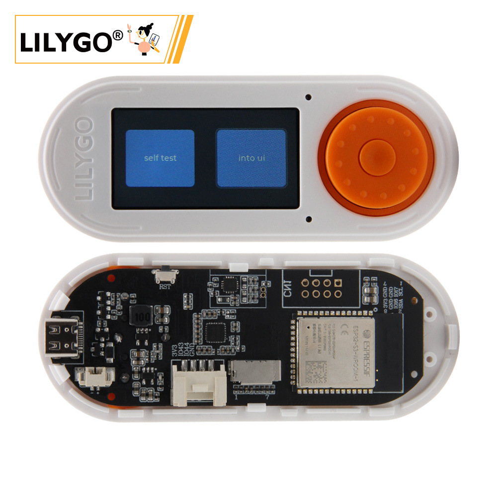 LILYGO® T-Embed ESP32-S3 1.9寸LCD RGB麦克风旋转编码器开发板