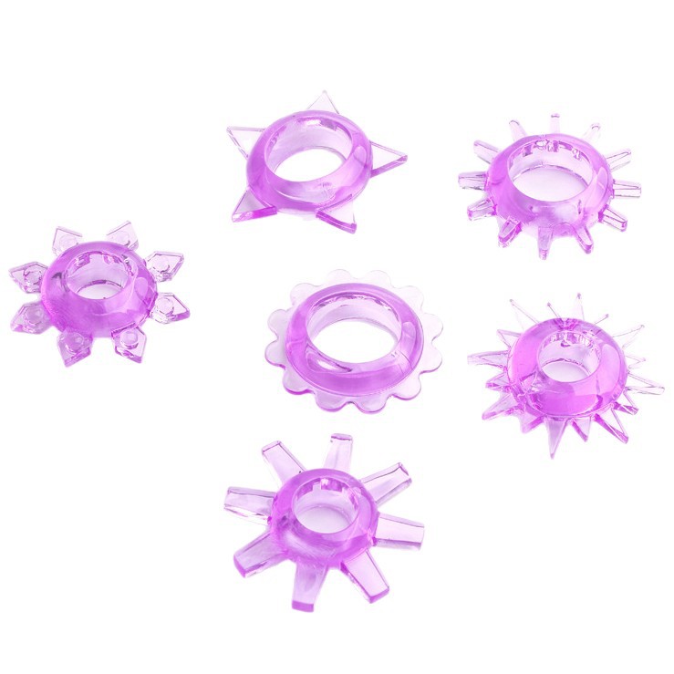 TPE Locking Delay Penis Ring, Anti-Rolling Foreskin Barrier Ring, Random Color — detail image 2