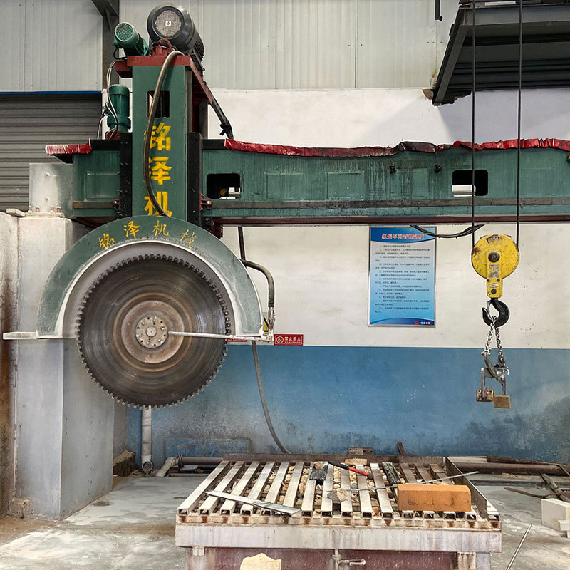 液压桥式锯 自动石材切割机 1800红外线桥切机